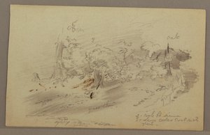 Bäume, möglicherweise 1860er Jahre von Frederic Edwin Church