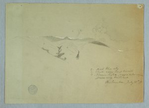 Täler und schneebedeckte Grate, Riobamba, Ecuador, 13. Juli 1857 von Frederic Edwin Church