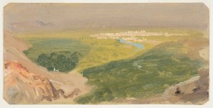 Blick Richtung Damaskus, Syrien, 24. April - 16. Mai 1868