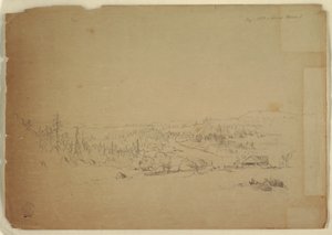 Blick von Grand Manan Island, Kanada, zum Meer, September 1851 von Frederic Edwin Church