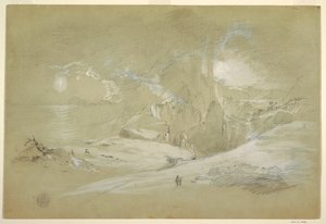 Vision des Kreuzes, Landschaft mit einem Phänomen, September 1868 von Frederic Edwin Church