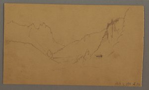 Windende Straße durch das Tal, Haus, möglicherweise 1868 von Frederic Edwin Church