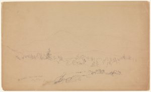 Mount Katahdin vom Westen von Frederic Edwin Church