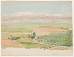 Berge in der Nähe von Baalbek von Frederic Edwin Church