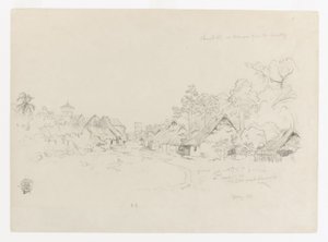 Straße in Mompos, Kolumbien von Frederic Edwin Church