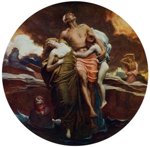 Und das Meer gab die Toten heraus, die darin waren, ausgestellt 1892, 1912 von Frederic Leighton