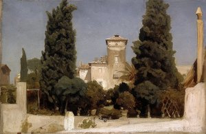 Die Villa Malta, Rom. 1860er Jahre von Frederic Leighton