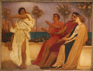 Griechisches Mädchen beim Tanzen