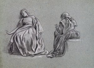 Tessa zu Hause (für George Eliots Romola), 1863 von Frederic Leighton