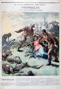 Illustration für Louis Henri Boussenard und Henri Makins Buch Orphelin, 1894 von Frederic Lix