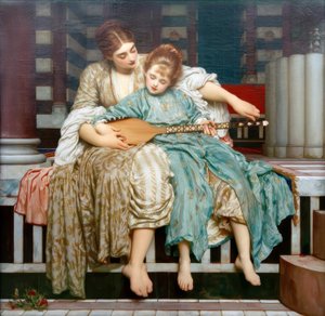 Musikunterricht von Frederic Lord Leighton
