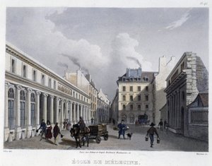 Medizinische Fakultät - aus „Paris en 1832“ von Martens