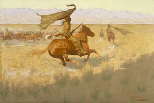 Eigentümerwechsel (Die Stampede: Pferdediebe) (1903) von Frederic Remington