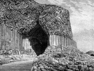 Fingals Höhle, Insel Staffa, Schottland, 19. Jahrhundert von Frederic Sorrieu