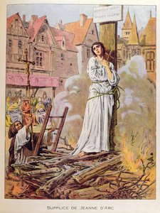 Johanna von Orléans auf dem Scheiterhaufen