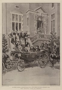 Der Besuch der Königin in Bristol von Frederic de Haenen