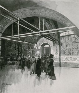 Die kleine goldene Palata oder Zarenhalle im Kreml von Frederic de Haenen