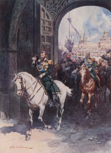 Das Spassky (Erlöser) Tor des Kremls von Frederic de Haenen