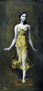 Isadora Duncan (1878 - 1927) von Kaulbac. November 1902.