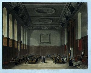 Schulzimmer des Winchester College, aus 