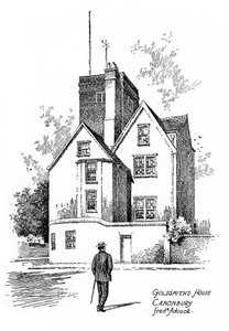 Haus von Oliver Goldsmith, Canonbury, Islington, 1912