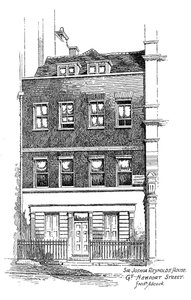 Haus von Sir Joshua Reynolds, Great Newport Street, London