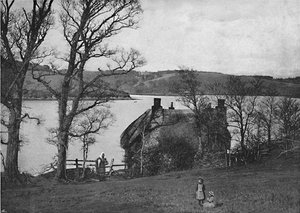 Der Fluss Fal, von Tolvern, um 1896