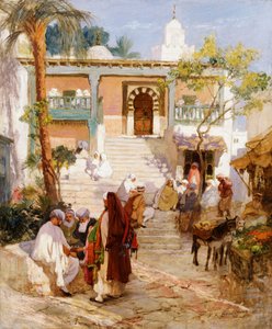 Auf dem Souk von Frederick Arthur Bridgman