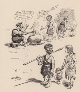 Unsere antediluvianen Vorfahren von F. Opper: Nummer Dreizehn von Frederick Burr Opper