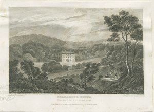 Colton - Bellamore House: Stahlstich, undatiert [ca. 1830] von Frederick Calvert