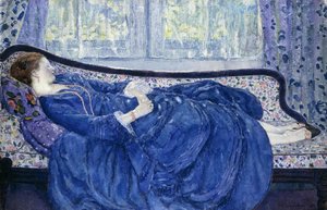 Mädchen in Blau