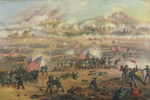 Die Schlacht von Fredericksburg am 13. Dezember 1862