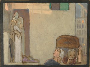 Studie für Der Abschied, ca. 1907 von Frederick Cayley Robinson