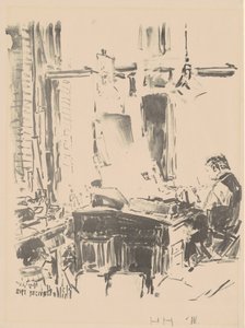 Der Lithograf von Frederick Childe Hassam
