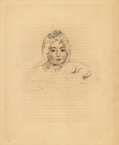 Porträt von Mary Isabella Bloxam, Nichte von Sir Thomas Lawrence von Frederick Christian Lewis
