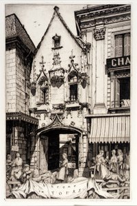 Eine Szene in Tours von Frederick G. Hall