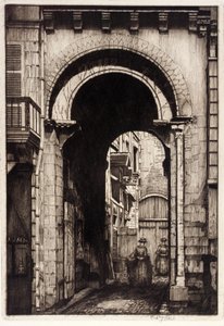 Altes Tor, Nevers von Frederick G. Hall