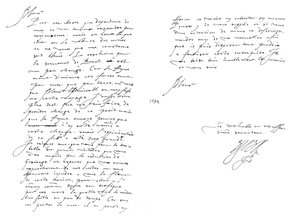 Brief von Robert Devereux, Earl of Essex, an Maurice, Prinz von Oranien von Frederick George Netherclift