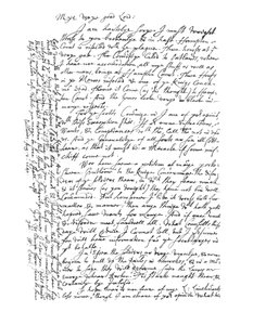 Brief von William Laud, Erzbischof von Canterbury, 1640 von Frederick George Netherclift