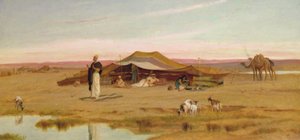 Das Abendgebet des Scheichs von Frederick Goodall