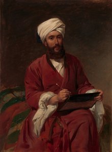 William Edward Dighton 1822-1853 in orientalischer Kleidung, ca. 1852-53