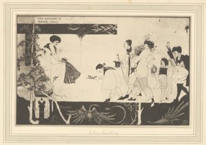 Aubrey Beardsley: Geburtstag von Madame Sagalle von Frederick H. Evans