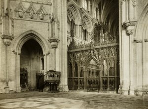Ely Kathedrale: Oktogon zum Chor von Frederick H. Evans
