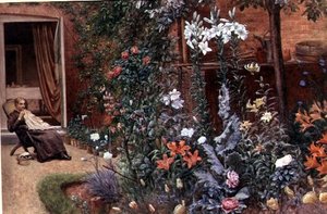 Ein Gartenrand von Frederick Hamilton Jackson