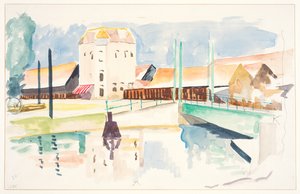 Brücke und Gebäude von Frederick James Porter
