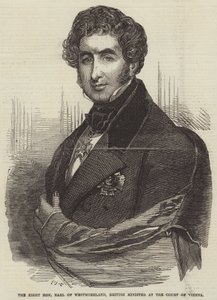 Der hochwürdige Earl of Westmoreland, britischer Minister am Hof von Wien von Frederick John Skill