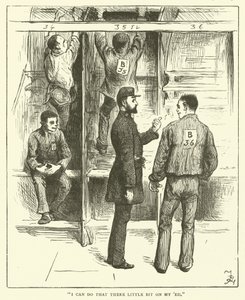 Gefangene auf einem Laufband von Frederick L. Bernard