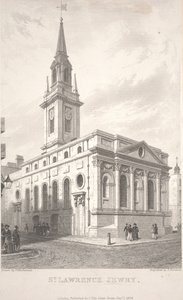 St. Lawrence Jewry, graviert von T. Turnbull