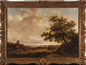 Blick auf die Maas, Holland, 1859