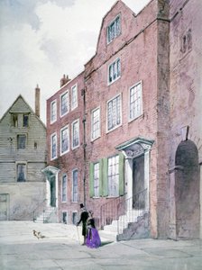 Ansicht des Büros des Generalvikars, Bell Yard, Knightrider Street, City of London
